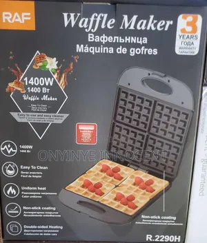 Raf 1400w 4-Slice Commercial Waffle Maker (R.2290h)
