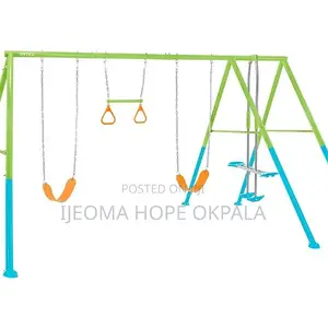 Intex 44130 Green and Blue Swing With 4-Function Play Set