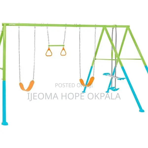 Intex 44130 Green and Blue Swing With 4-Function Play Set