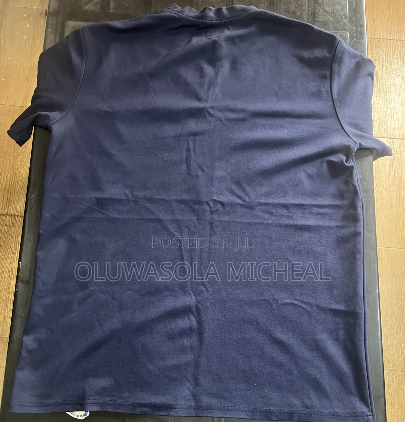Blue Round Neck Tee