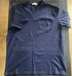 Blue Round Neck Tee