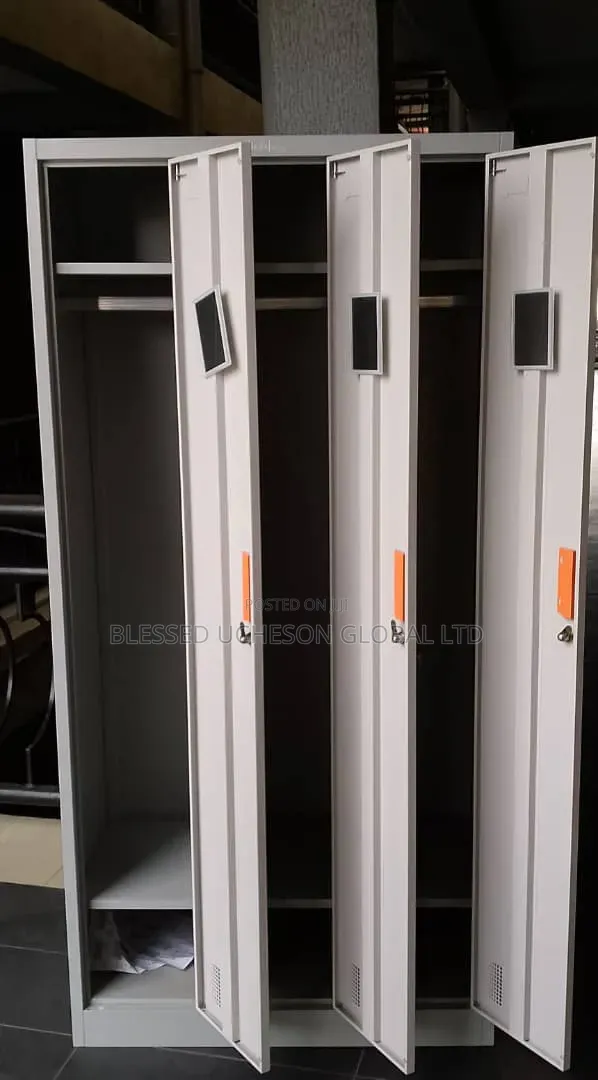 Imported 3 Door Metal Wardrobe