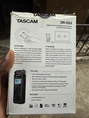 Stereo Handheld Digital Audio Recorder and Usb Audio Interface