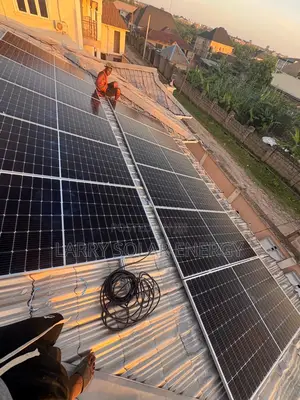 10kva Solar Setup With 15kwh Lithium Battery and 10unit of Solar Panel