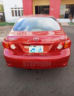 Toyota Corolla 2009 Red