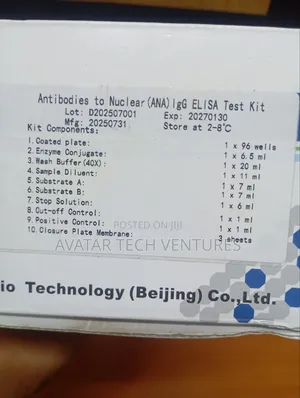 Antibodies to Nuclear (Ana) Igg Elisa Test Kit