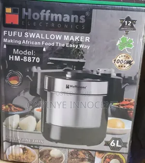Hoffmans 6l Fufu Swallow Maker Machine 1000w (Hm-8870)