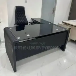New Imported Executive Office Table With Quality Leather Chair