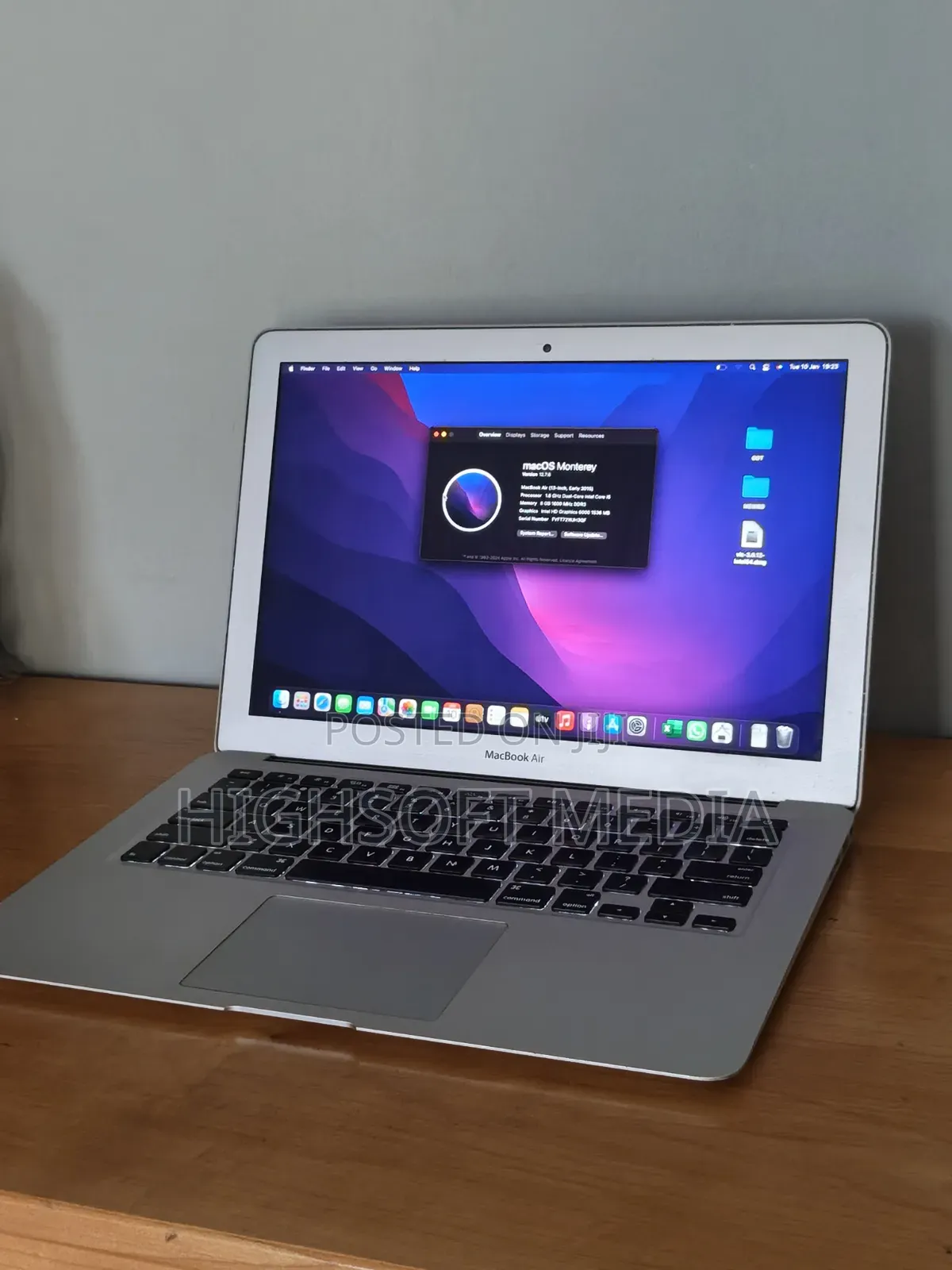 Laptop Apple MacBook Air 2015 8GB Intel Core i5 SSD 256GB