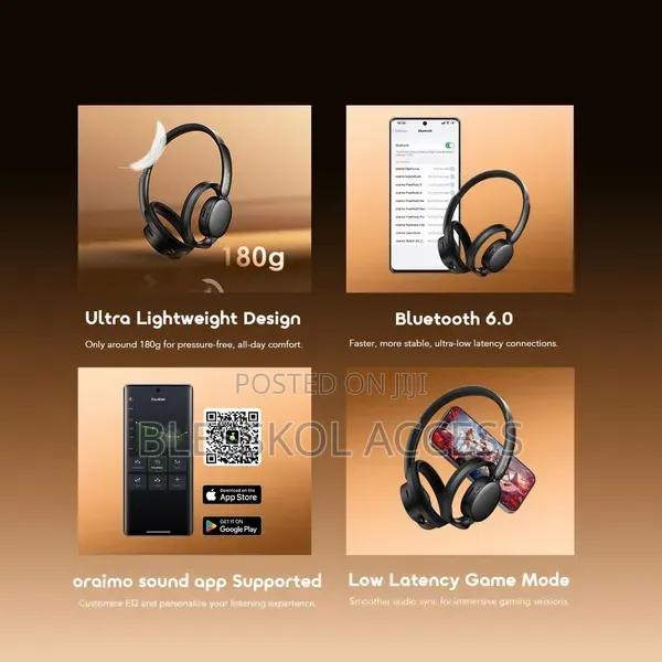 Oraimo Openloop 50h Long-Lasting Open-Ear Wireless Headphones