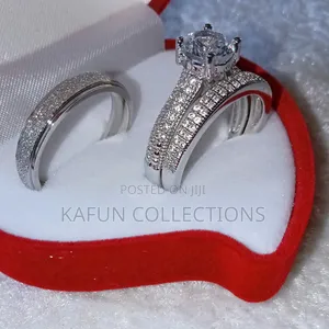 High Quality Zirconia And Titanium Steel Wedding Rings Set