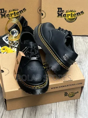 Dr Martens Corporate Shoes With Platform Sole