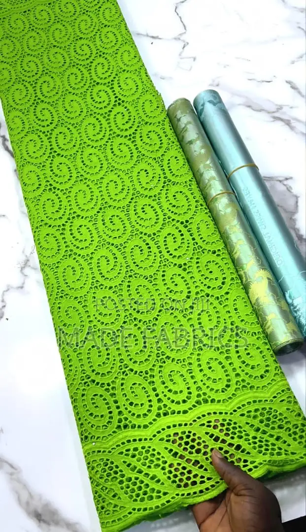 Swiss Voile Laser Lace