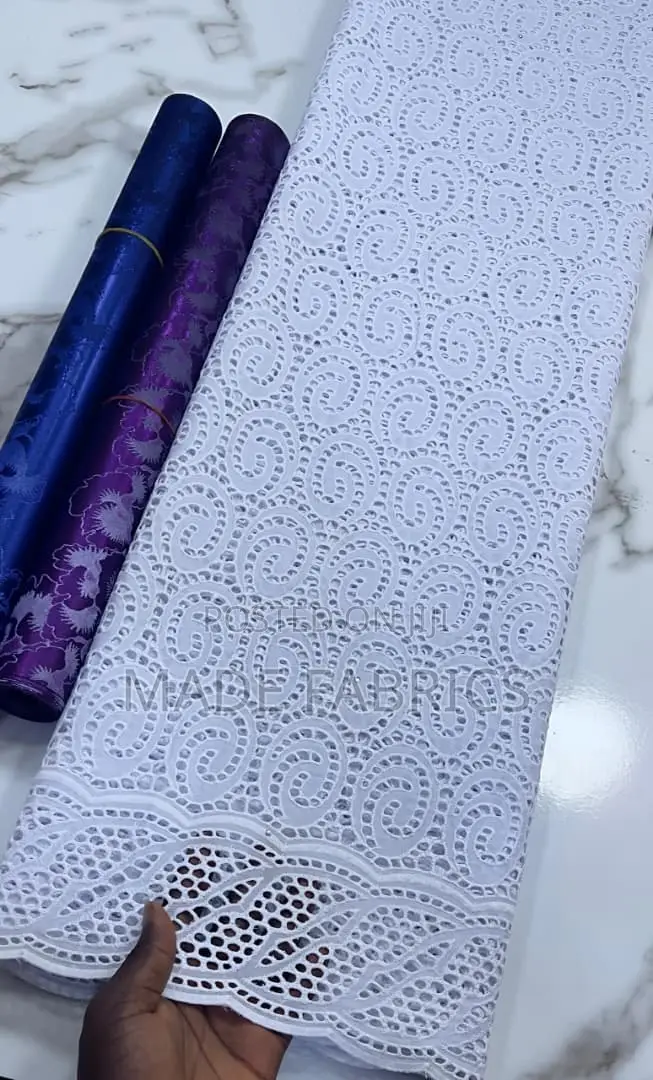 Swiss Voile Laser Lace