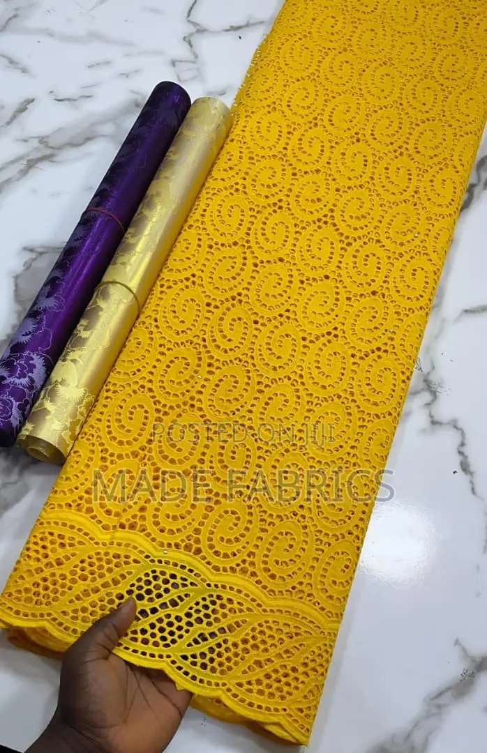 Swiss Voile Laser Lace
