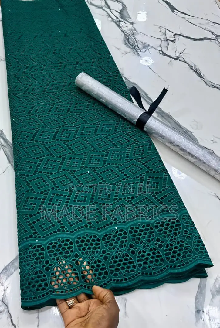 Swiss Voile Laser Lace
