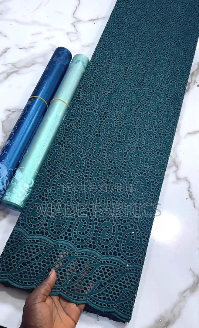Swiss Voile Laser Lace