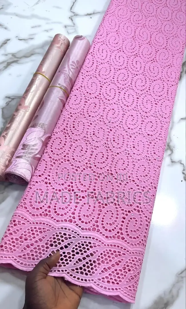 Swiss Voile Laser Lace