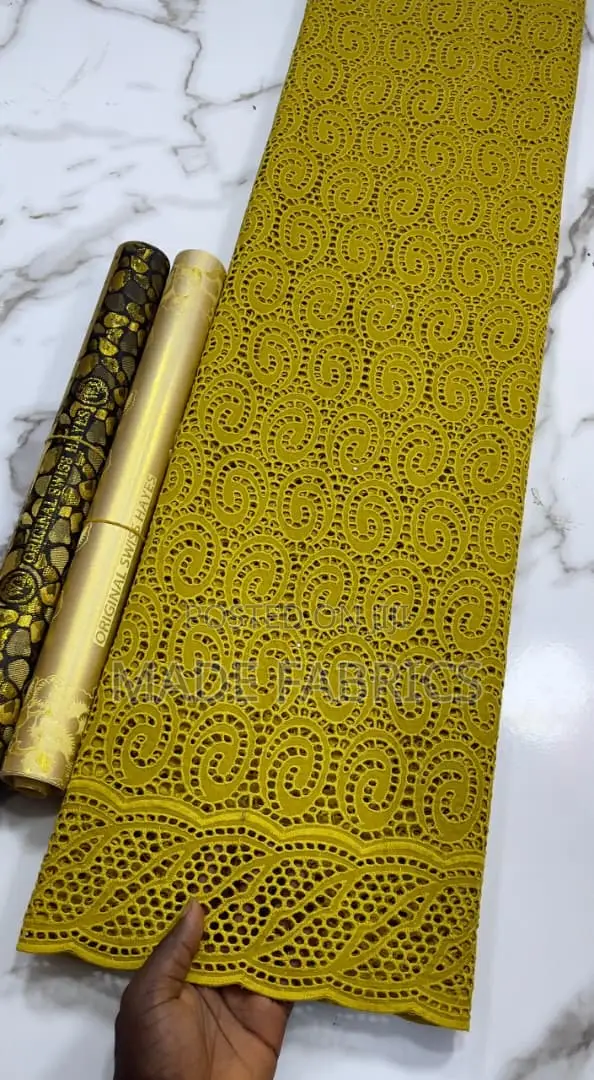 Swiss Voile Laser Lace
