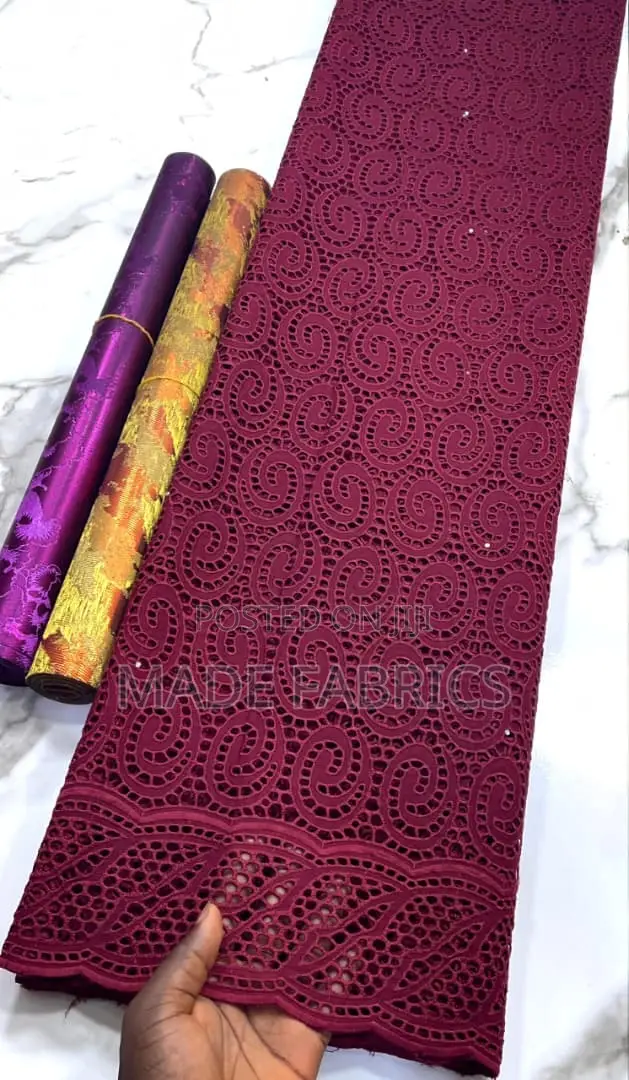 Swiss Voile Laser Lace