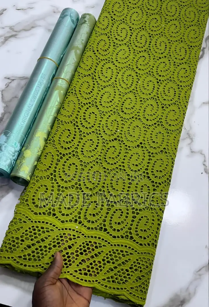 Swiss Voile Laser Lace