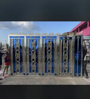 Stainless and Wrought Iron Gate