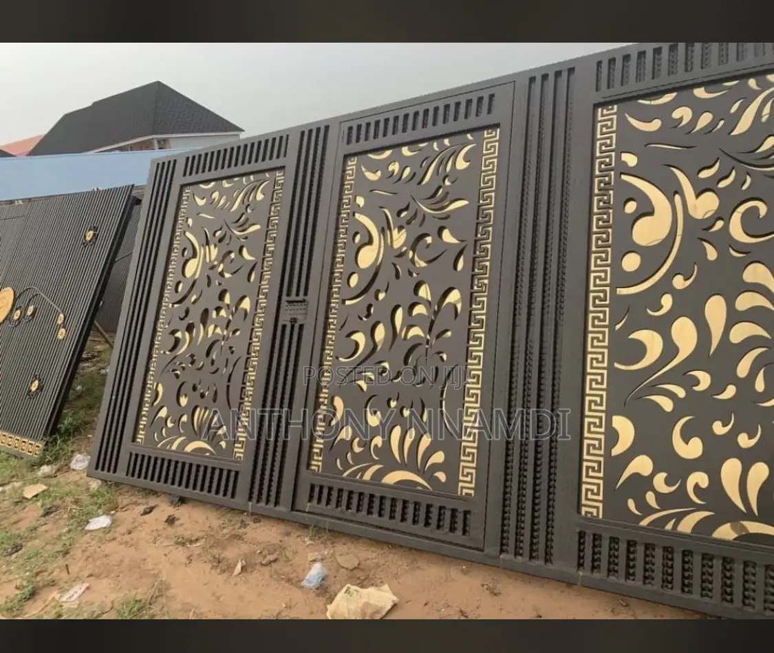 Stainless and Wrought Iron Gate