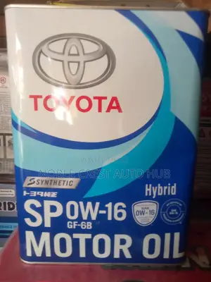 Toyota 0w-16 Hybrid Engine Oil 4l