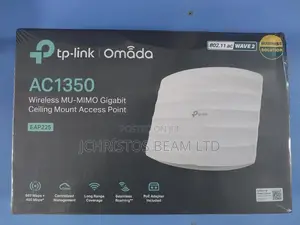 Tp-Link Omada Ac1350 Wireless Gigabit Ceiling Mount Access Point
