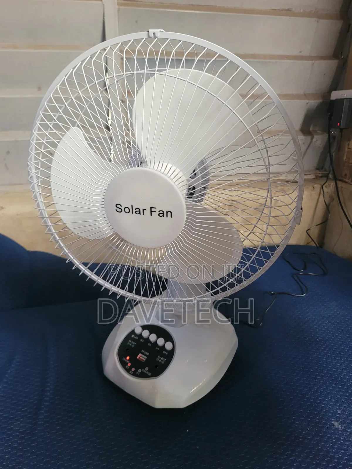 Solar Fan Rechargeable Fan