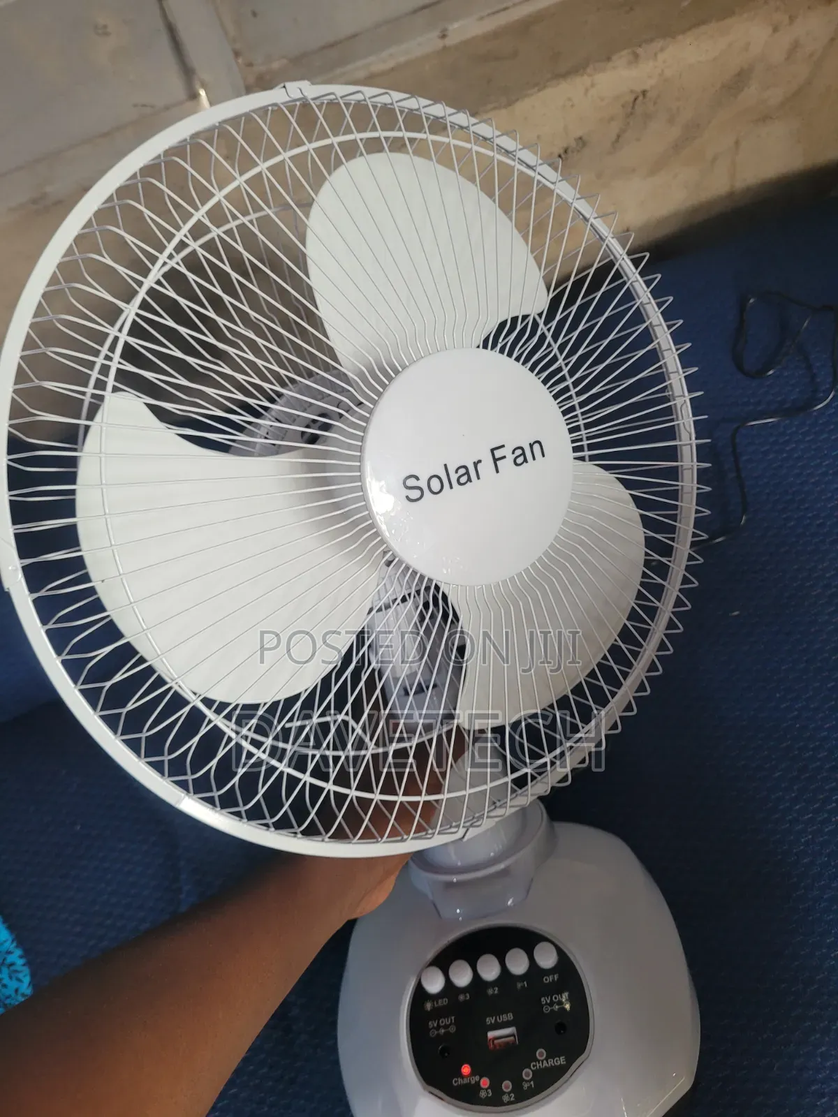 Solar Fan Rechargeable Fan
