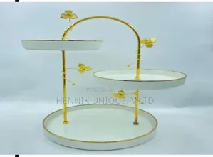 Portable 3layer Set Fruit Plate for Both Dining Kitchen
