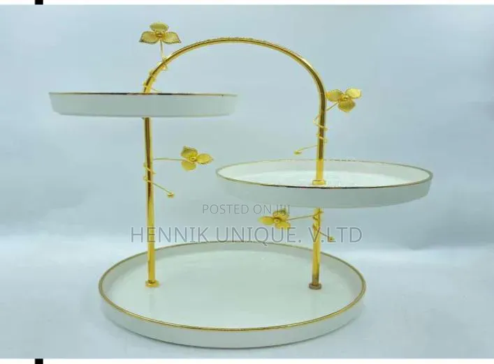 Portable 3layer Set Fruit Plate for Both Dining Kitchen