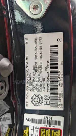 Toyota Tundra 2023 Black