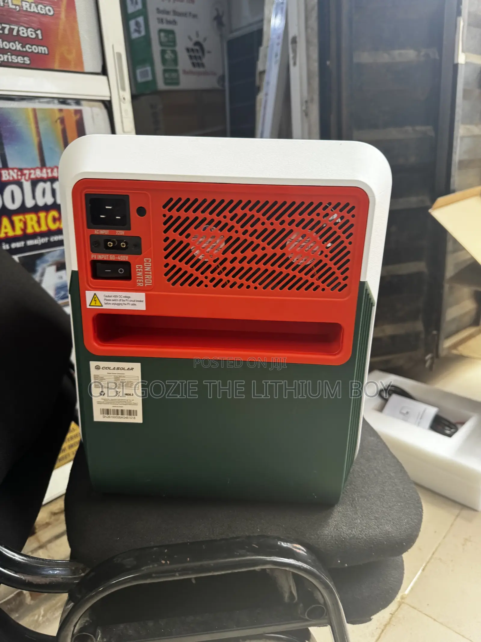 Cola3600 Plus Solar Power Station - Heavy Duty Lithium Backup System