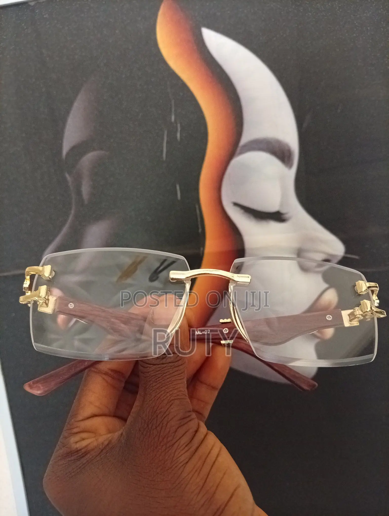 Men Transparent Cartier Glasses