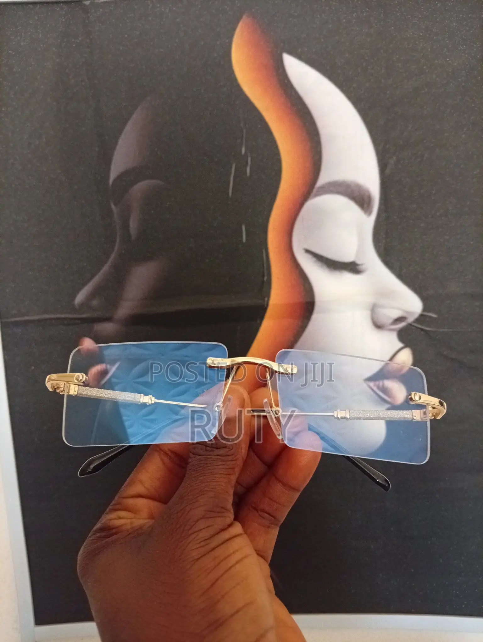 Men Transparent Cartier Glasses