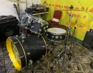 Matte Black Quality Drum Set