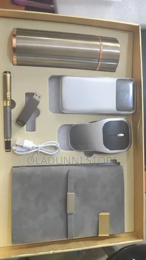 Flasks, Power Bank, Diary and Mouse