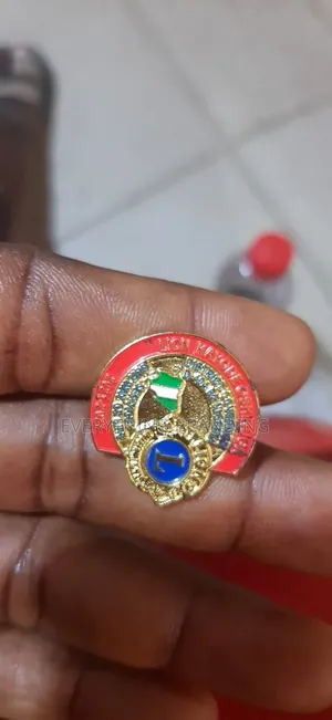 Printed Government Id Lapel Pin Badge For Staff Officials
