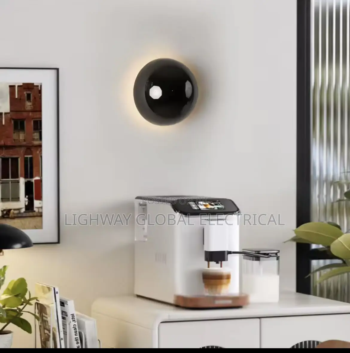Bauhaus Luxury Round Wall Lamp