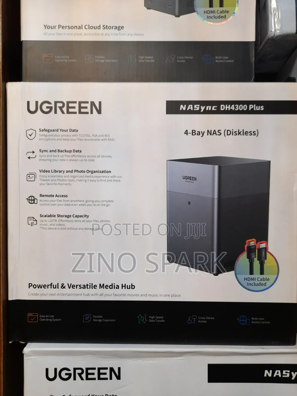 Ugreen Nasync Dh4300 Plus 4-bay Nas(Diskless)