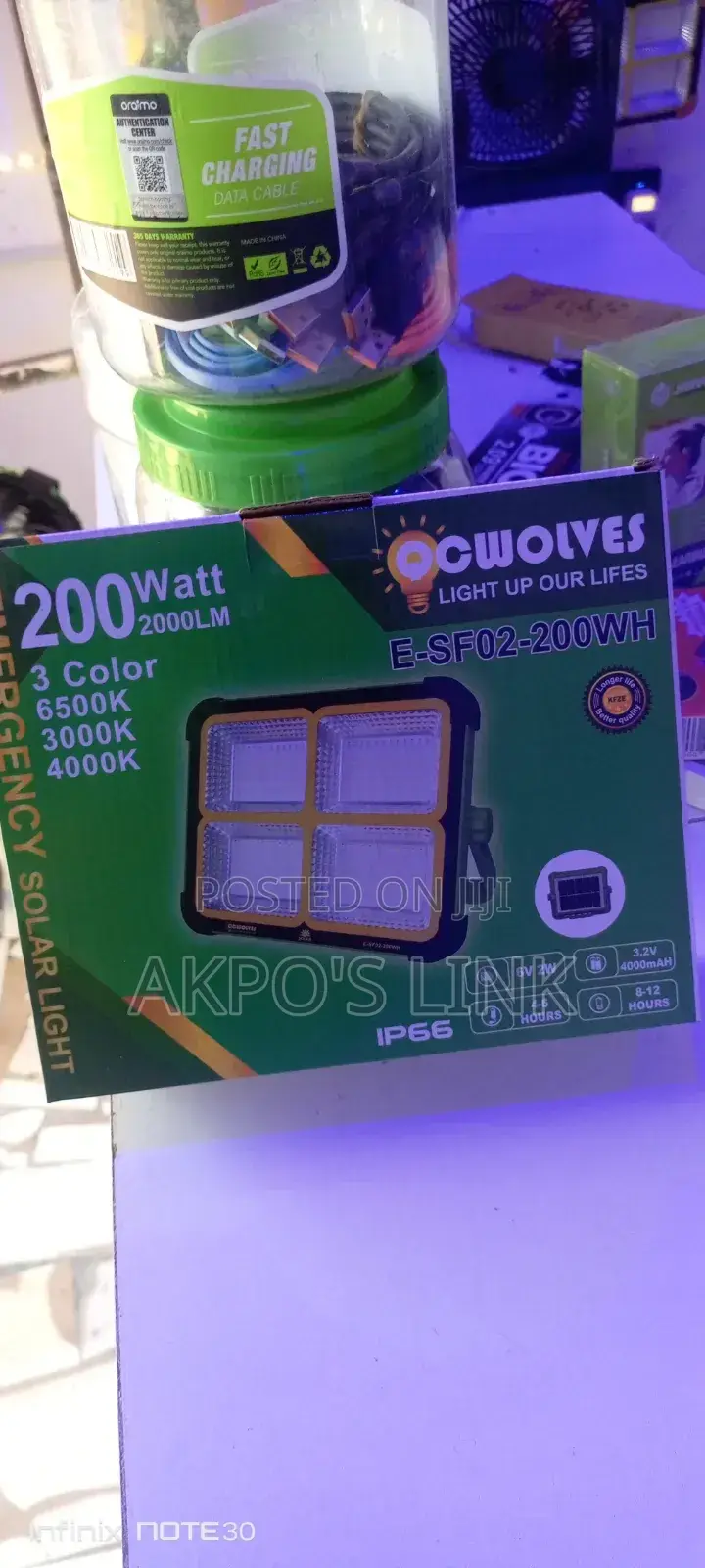 Owolves Floodlight