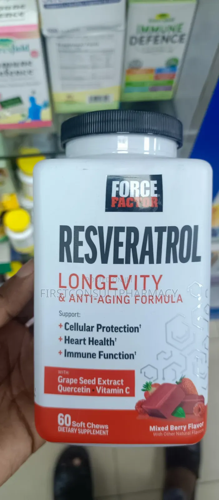 Force Factor Resveratrol X 60