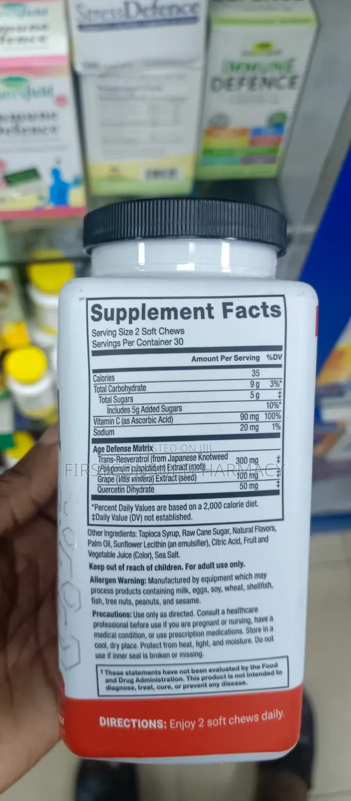 Force Factor Resveratrol X 60