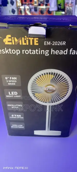 Desktop Rotating Headfan
