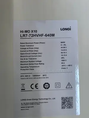 640w Longi Anti-shade Solar Panel Grade A Now Available