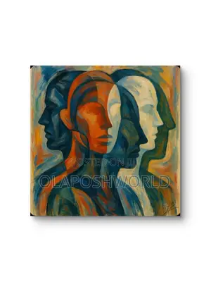 Faceless Abstract Canvas Wall Art