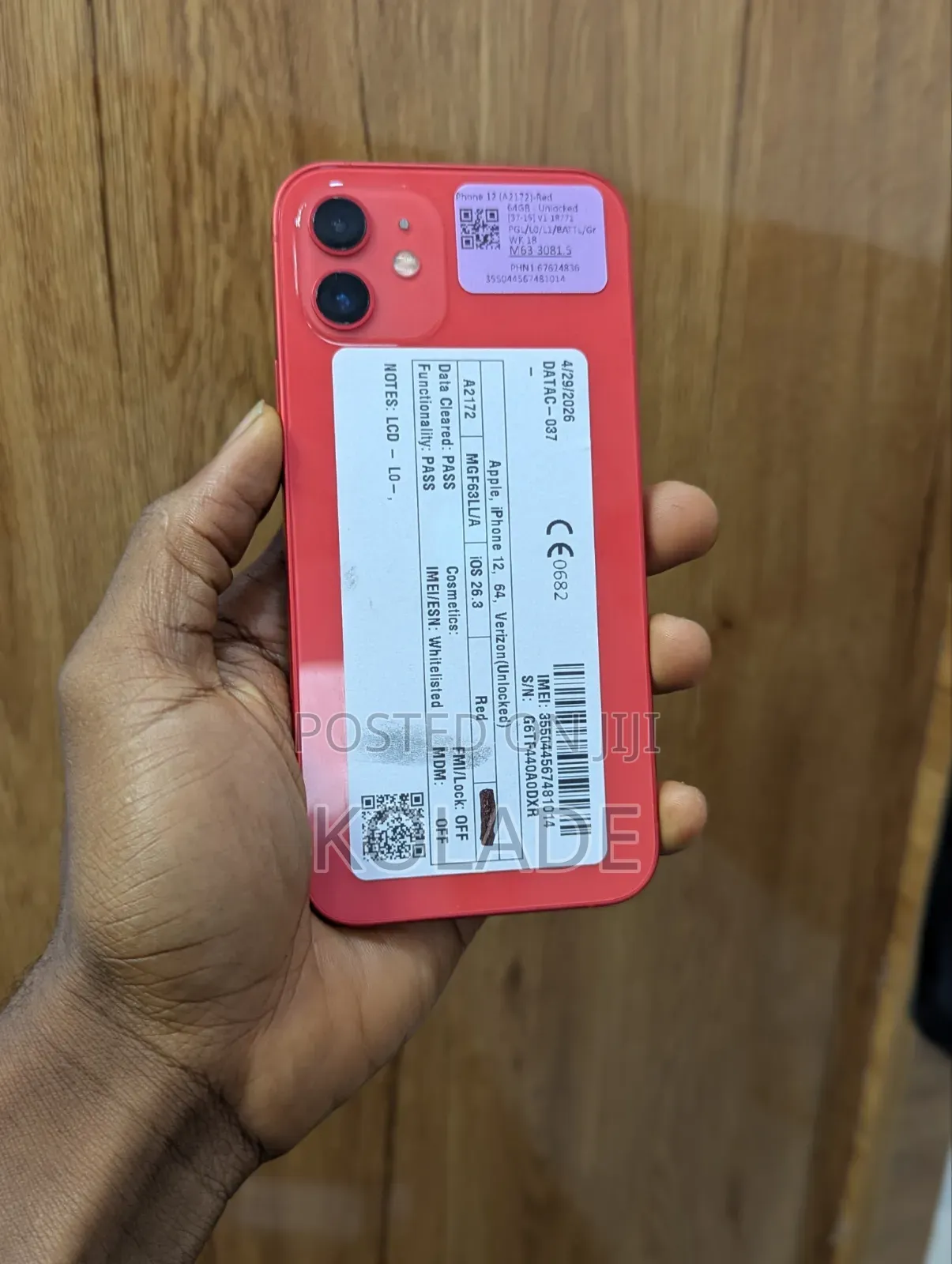 Apple iPhone 12 128 GB Red