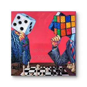 Puzzle Men Abstract 1pcs Canvas Wall Art